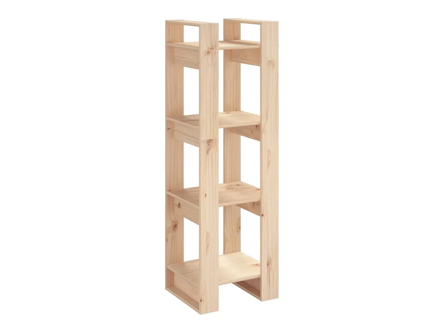 Estantería/divisor de espacios madera maciza pino 41x35x125 cm