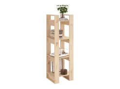 Estantería/divisor de espacios madera maciza pino 41x35x125 cm