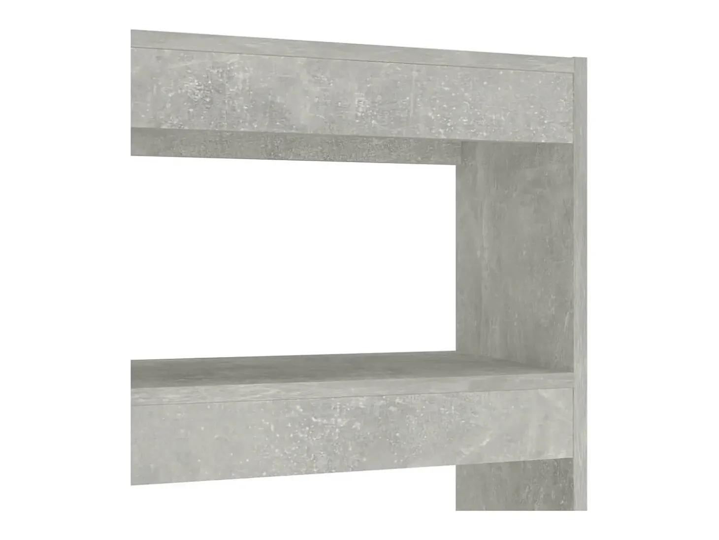 Estantería/divisor de espacios gris hormigón 100x30x135 cm