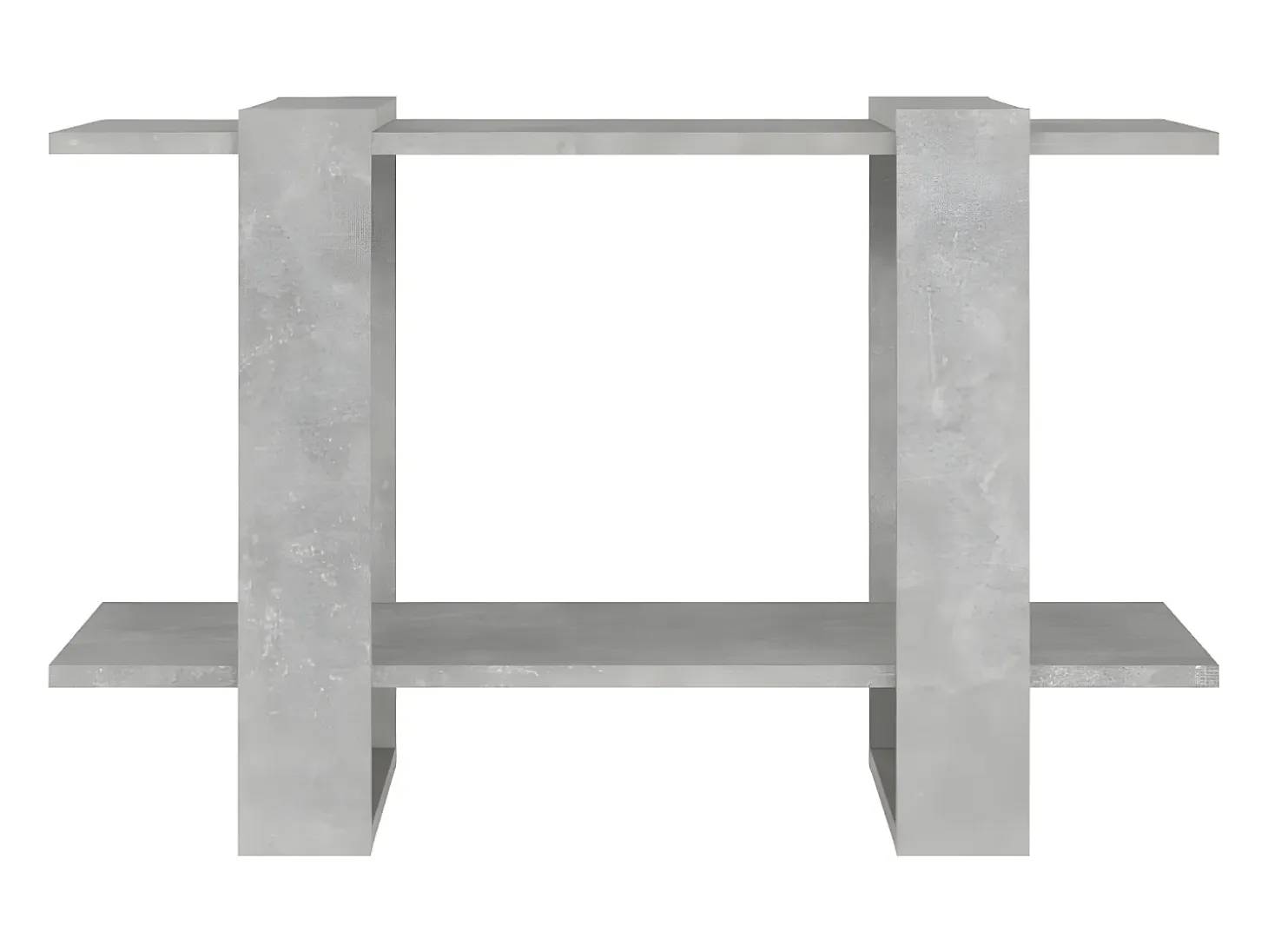 Estantería/divisor de espacios gris hormigón 80x30x51 cm