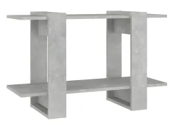 Estantería/divisor de espacios gris hormigón 80x30x51 cm