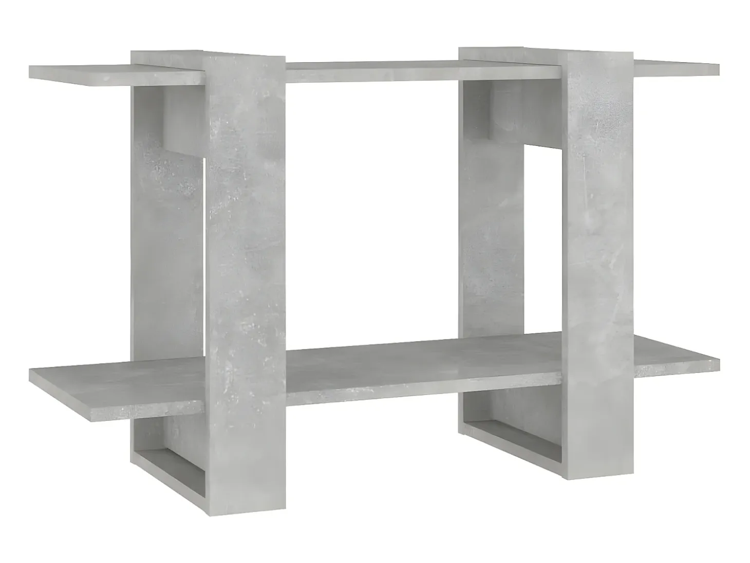 Estantería/divisor de espacios gris hormigón 80x30x51 cm
