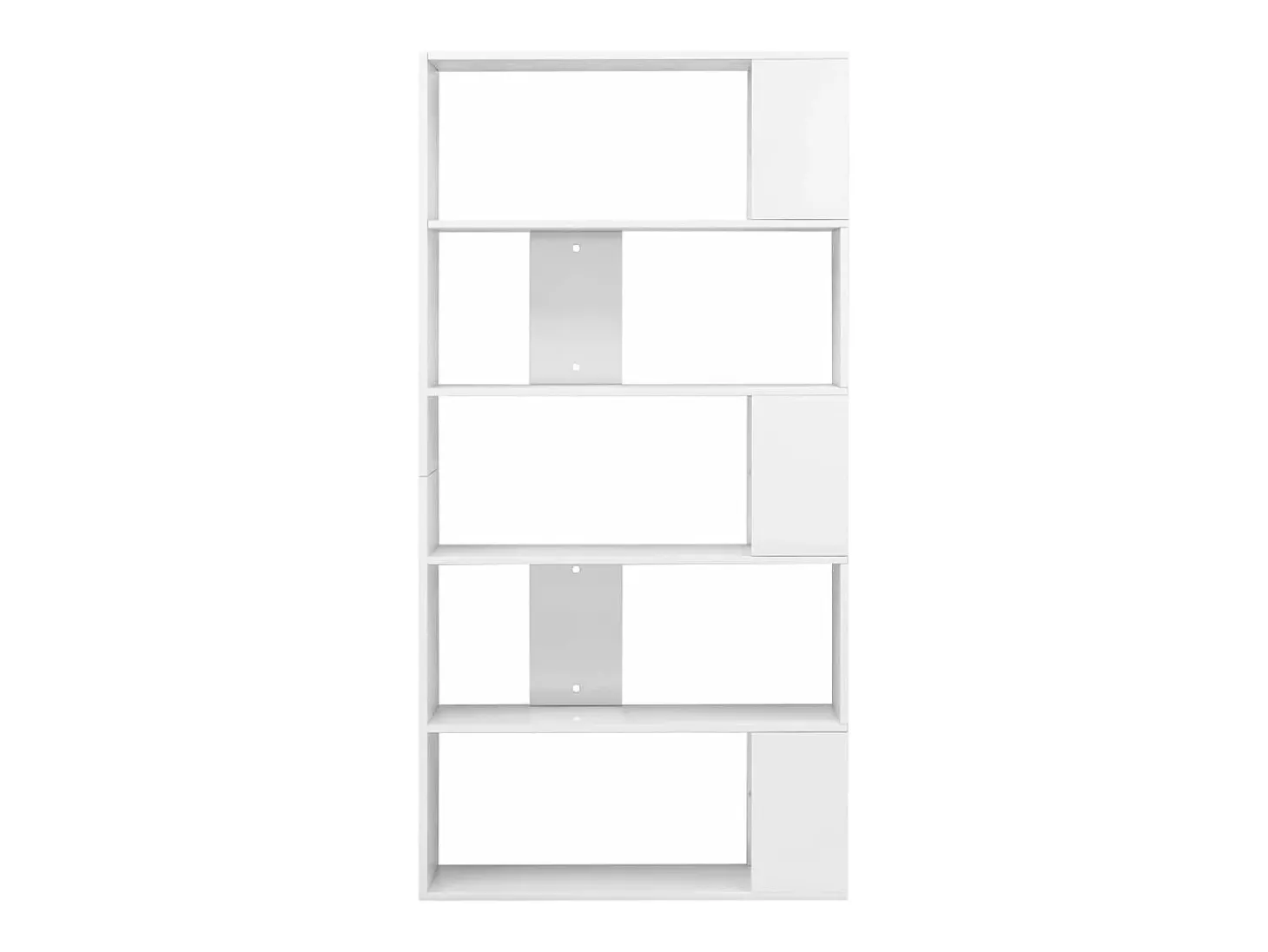 Estantería/divisor de espacios blanco brillo 80x24x159cm