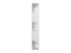 Estantería/divisor de espacios blanco brillo 80x24x159cm