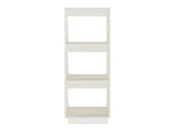 Estantería/divisor de espacios madera pino blanco 40x35x103 cm