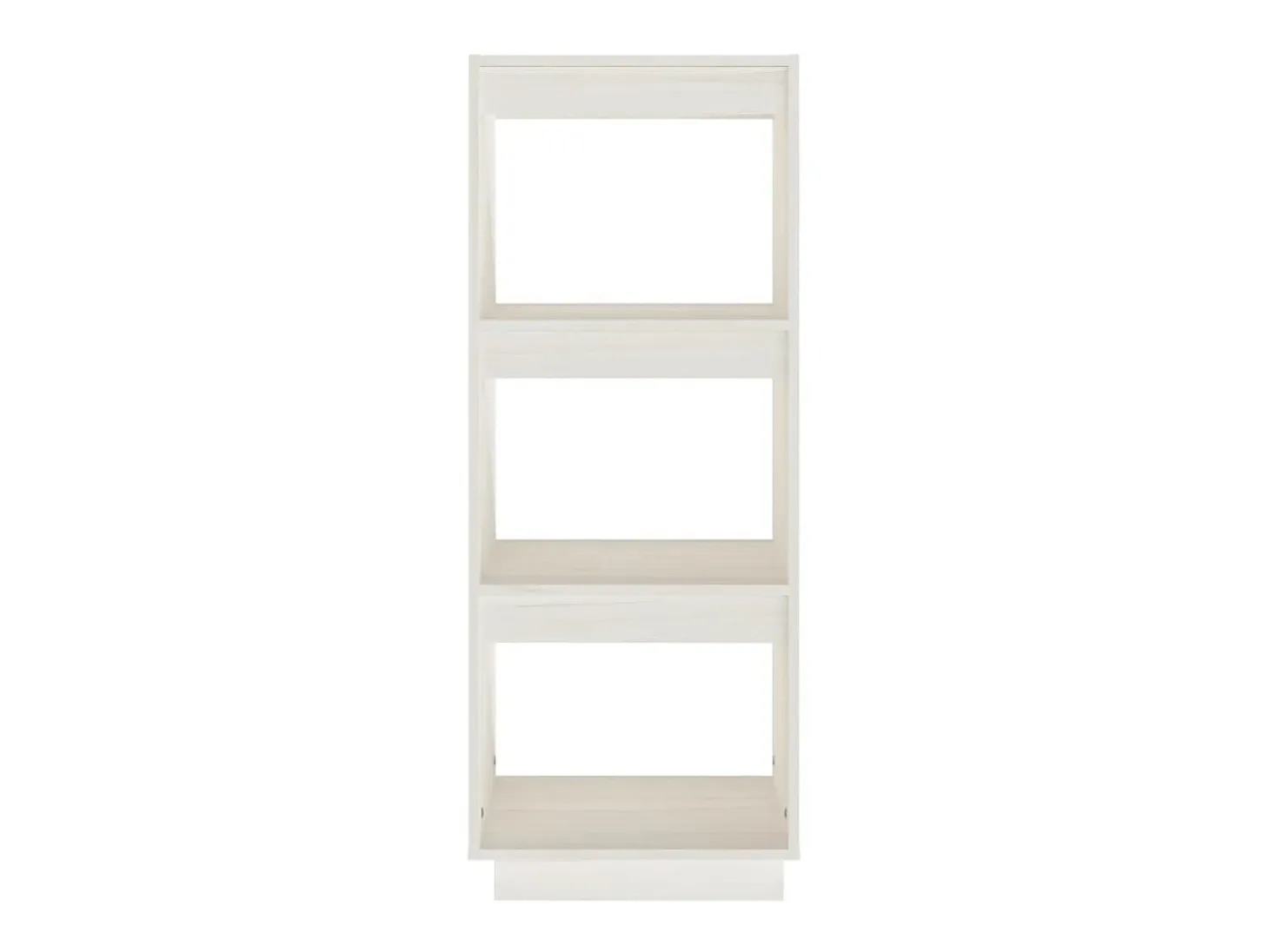 Estantería/divisor de espacios madera pino blanco 40x35x103 cm