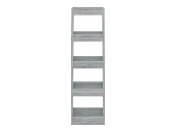 Estantería/divisor de espacios gris Sonoma 40x30x135 cm