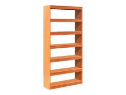 Estantería/divisor espacios madera maciza pino 100x30x199,5 cm