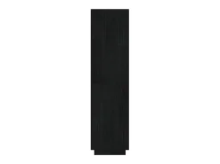 Estantería/divisor espacios madera de pino negro 40x35x135 cm