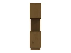 Estantería/divisor madera de pino marrón miel 80x25x101 cm