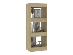 Estantería/divisor madera ingeniería roble Sonoma 40x30x103 cm