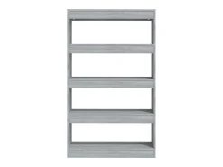 Estantería/divisor madera ingeniería gris Sonoma 80x30x135 cm