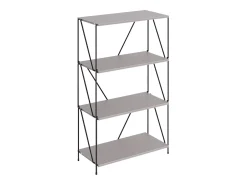 Estanteria gris/negro 60x30x102.5 ravix