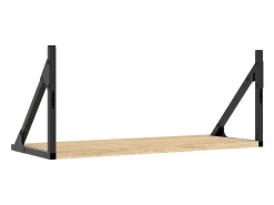 Estantes de pared 2 piezas roble sonoma 60x25x25,5 cm