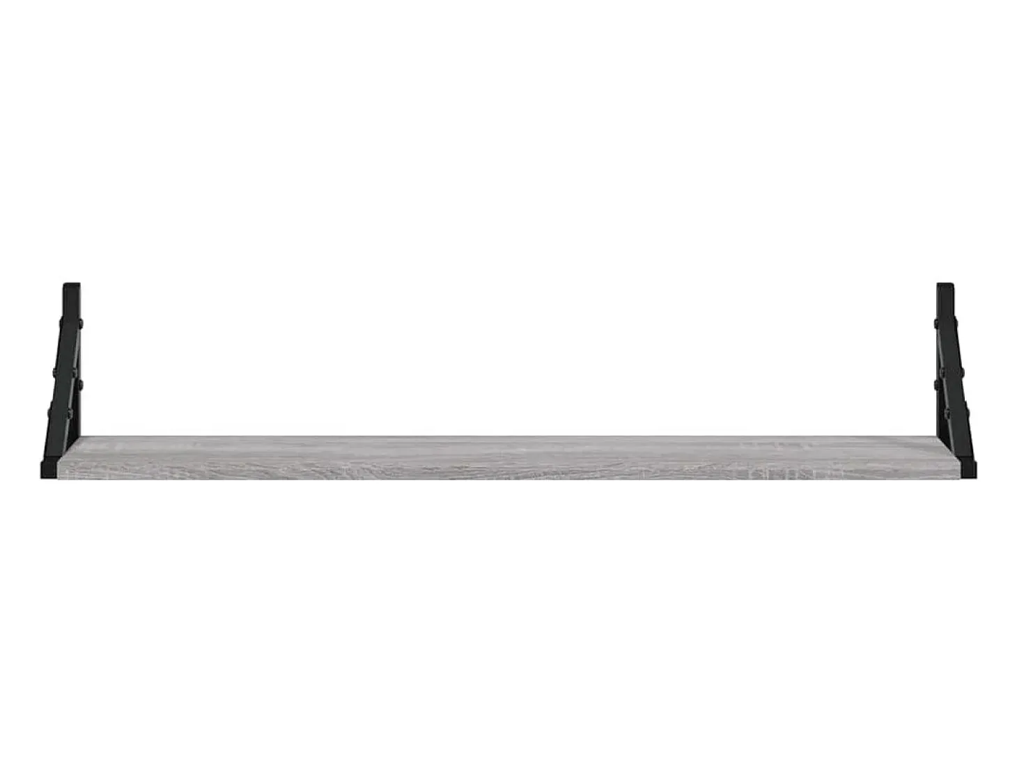 Estantes de pared 2 piezas Sonoma gris 80x15x15,5 cm Madera de ingeniería