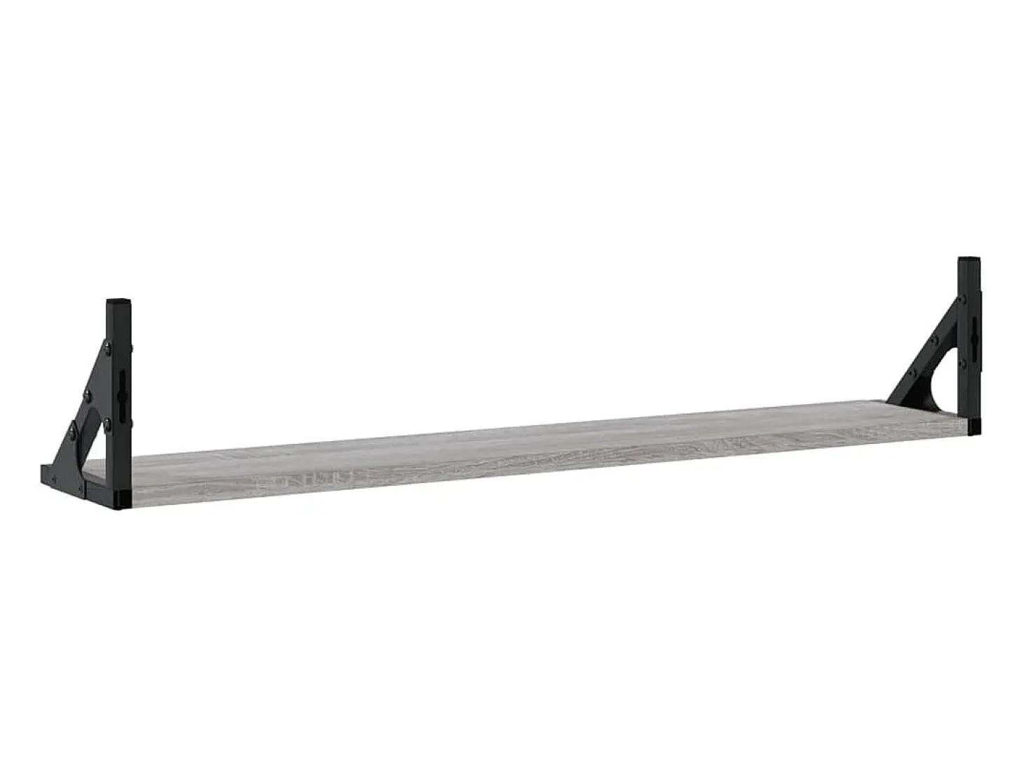 Estantes de pared 2 piezas Sonoma gris 80x15x15,5 cm Madera de ingeniería