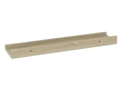 Estantes de pared 4 piezas roble sonoma 40x9x3 cm