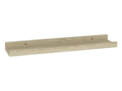 Estantes de pared 4 piezas roble sonoma 40x9x3 cm