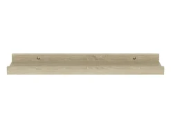Estantes de pared 4 piezas roble sonoma 40x9x3 cm