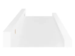 Estantes de pared 4 piezas Blanco 40x9x3 cm