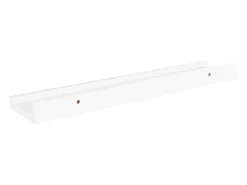 Estantes de pared 4 piezas Blanco 40x9x3 cm