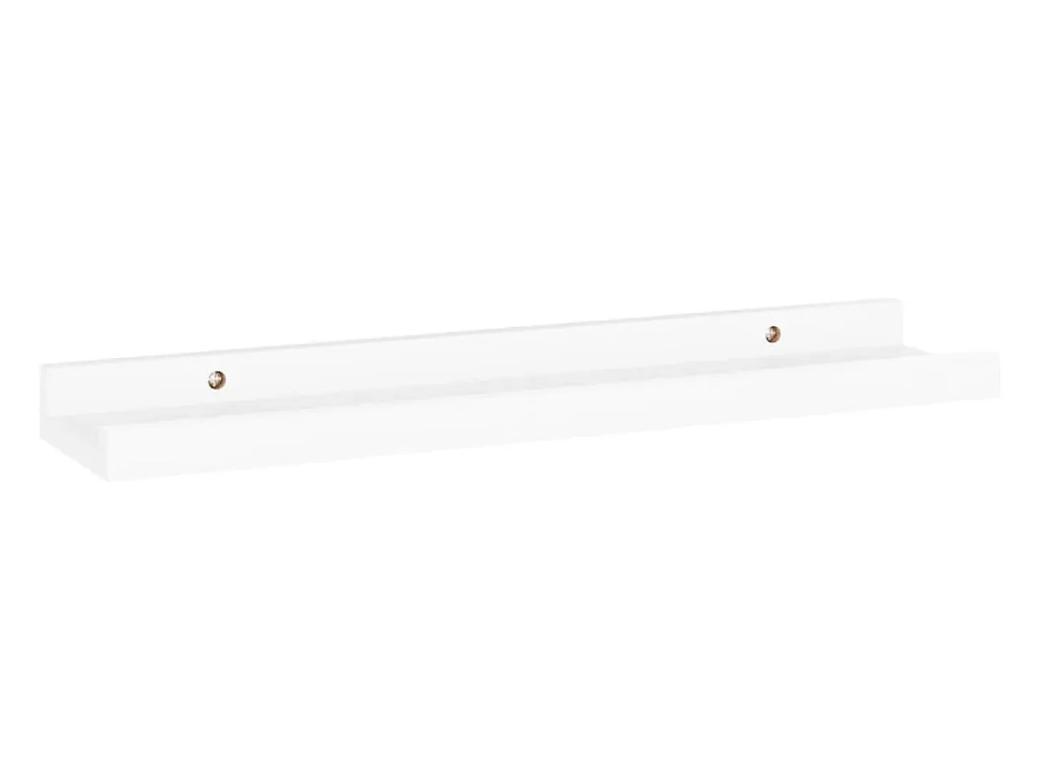 Estantes de pared 4 piezas Blanco 40x9x3 cm