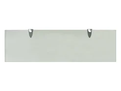 Estantes de pared 2 uds Cristal 70x20 cm 8 mm