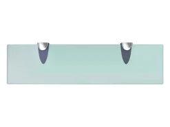 Estantes de pared 2 uds Cristal 40x10 cm 8 mm