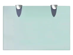 Estantes de pared 2 uds Cristal 30x20 cm 8 mm