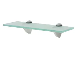 Estantes de pared 2 uds Cristal 30x20 cm 8 mm