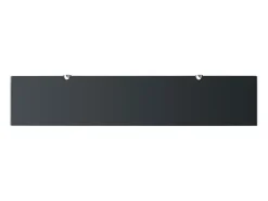 Estantes de pared 2 uds Cristal 100x20 cm 8 mm