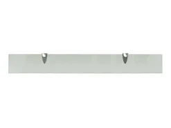 Estantes de pared 2 unidades vidrio 8 mm 80x10 cm ES25560