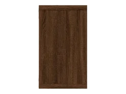 Estantes de pared cúbicos 4 piezas Roble marrón 80x15x26,5 cm