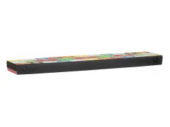 Estantes de pared con balda 2 uds Multicolor 100 x 20 x 6 cm