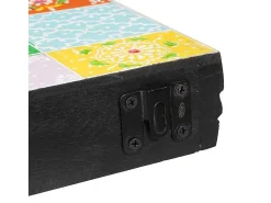 Estantes de pared con balda 2 uds Multicolor 100 x 20 x 6 cm