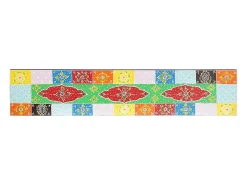 Estantes de pared con balda 2 uds Multicolor 100 x 20 x 6 cm