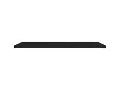 Estantes de pared de pared 2 uds MDF negro 120x23,5x3,8 cm ES38388