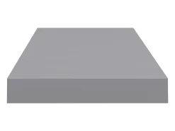 Estantes de pared flotantes 2 piezas Gris 60x23,5x3,8 cm MDF