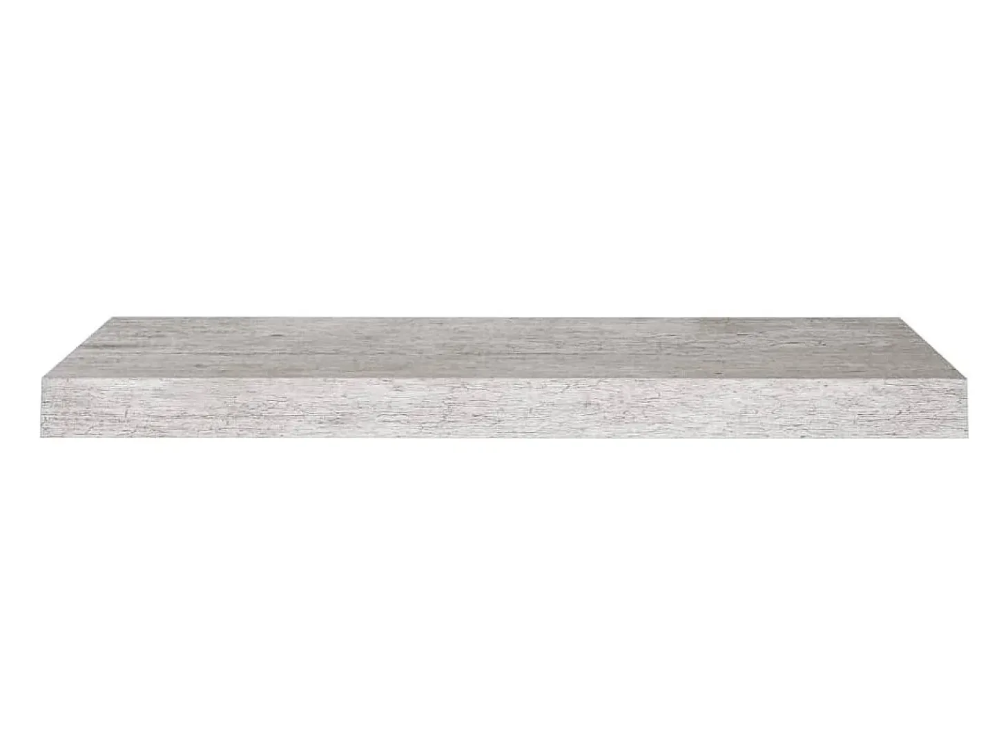 Estantes de pared flotantes 2 uds gris hormigón 60x23,5x3,8 cm MDF