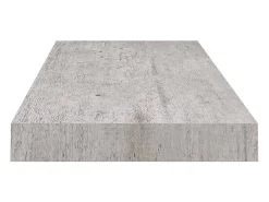 Estantes de pared flotantes 2 uds gris hormigón 60x23,5x3,8 cm MDF