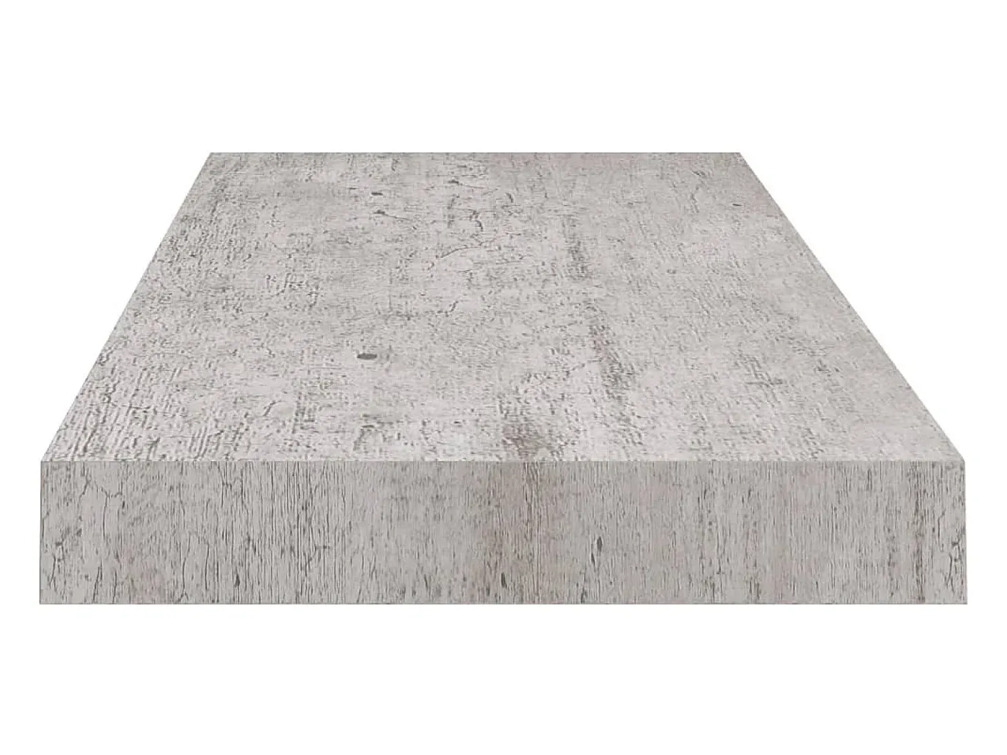 Estantes de pared flotantes 2 uds gris hormigón 60x23,5x3,8 cm MDF