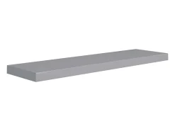 Estantes de pared flotantes 4 piezas gris 90x23,5x3,8 cm MDF