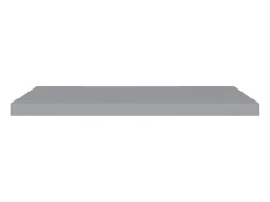 Estantes de pared flotantes 4 piezas gris 90x23,5x3,8 cm MDF
