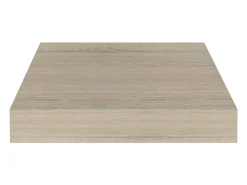 Estantes de pared flotantes 4 piezas roble 23x23,5x3,8 cm MDF