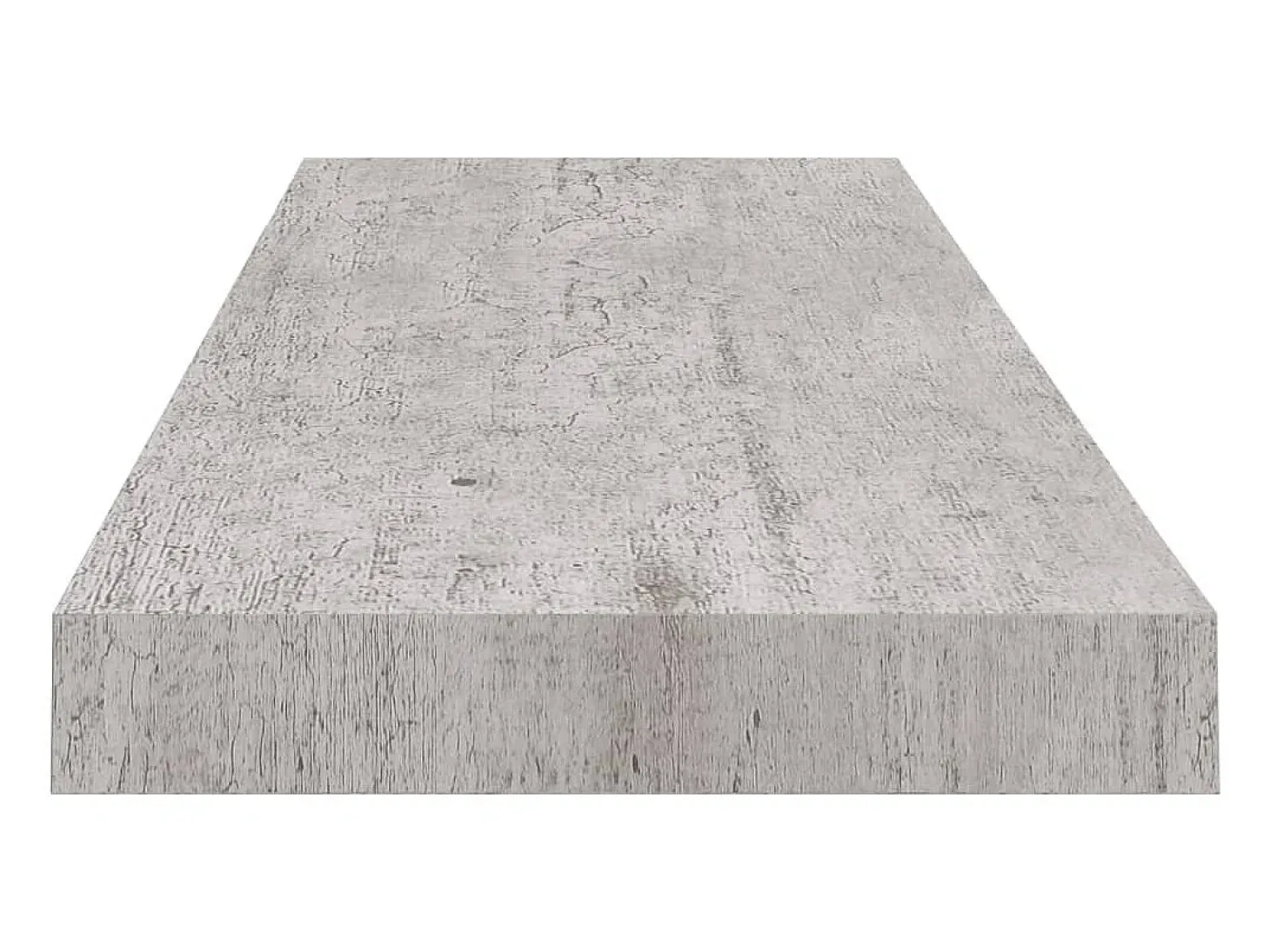 Estantes de pared flotantes 4 piezas gris hormigón 80x23,5x3,8 cm MDF