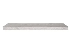 Estantes de pared flotantes 4 piezas gris hormigón 80x23,5x3,8 cm MDF