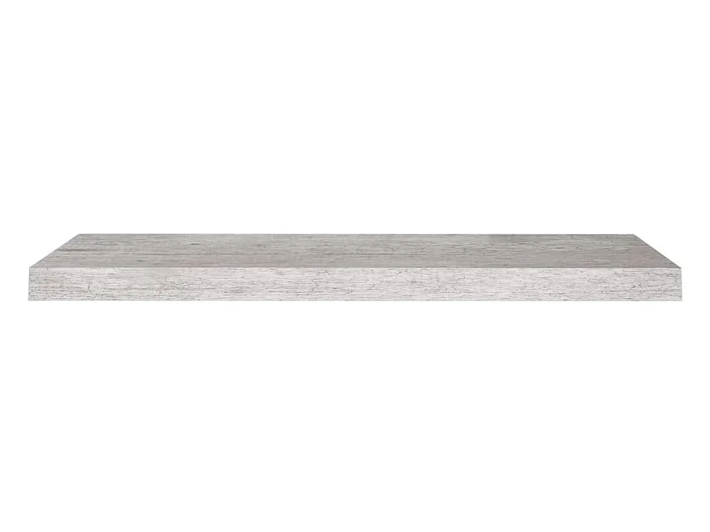 Estantes de pared flotantes 4 piezas gris hormigón 80x23,5x3,8 cm MDF