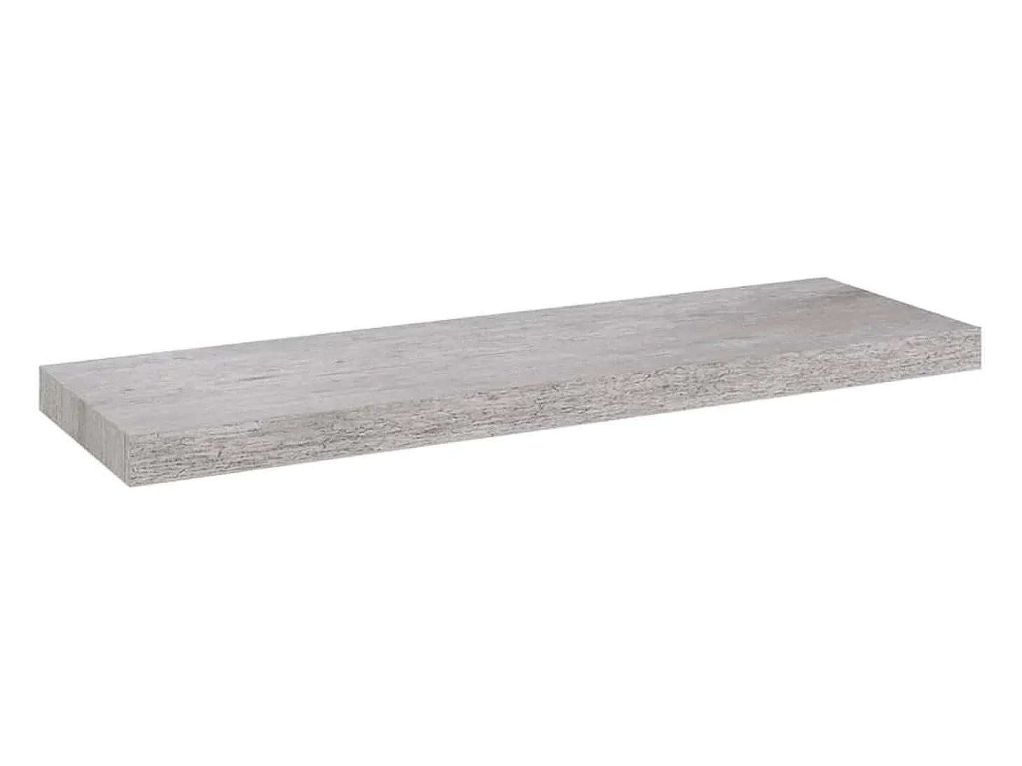 Estantes de pared flotantes 4 piezas gris hormigón 80x23,5x3,8 cm MDF