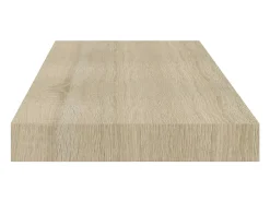 Estantes de pared flotantes 4 piezas roble 60x23,5x3,8 cm MDF