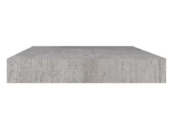 Estantes de pared flotantes 2 piezas gris hormigón 50x23x3,8 cm MDF